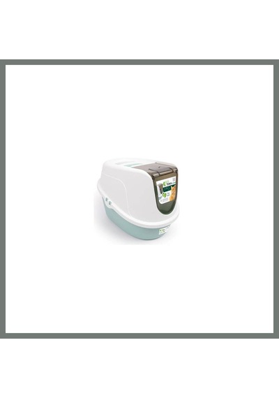 M-pets Eco Tima Kapalı Kedi Tuvaleti Large Deniz Yeşili 60x45x42 Cm Mmbz