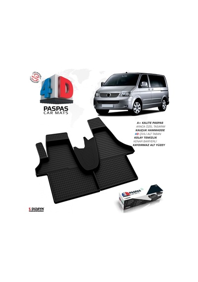 Vw Transporter T5 4D Havuzlu Paspas 2003-2015 A+