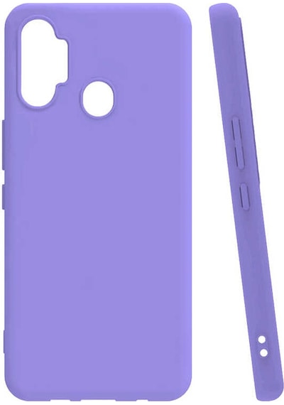 Noktaks - Tecno Uyumlu Tecno Spark 7 Pro - Kılıf Mat Soft Esnek Biye Silikon - Mavi