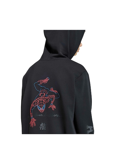 Adidas Çocuk Sweatshirt Adıdas Marvel Spıder-man Hooded Sweat Kg6130 Siyah