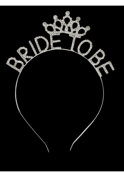 Bride To Be Metal Kristal Taşlı Taç Bekarlığa Veda Nedime Tacı Çok Renkli