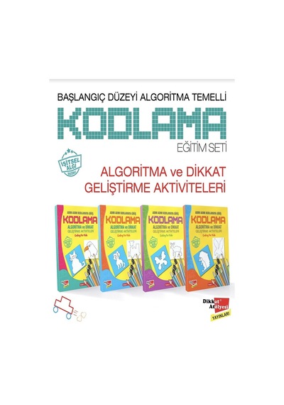Algoritma Temelli Adım Adım Kodlama 4'lü Set Dikkat Atölyesi Yayı
