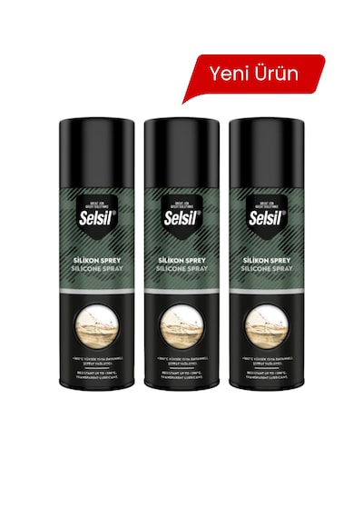 3x Silikon Sprey 500 Ml 1 Adet