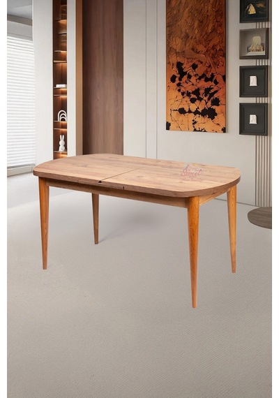 Kelebek Gizli Kaşıklıklı Açılır Mdf Masa Mutfak,salon,yemek Odası Masası
