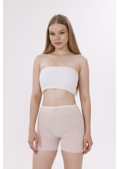 Ang Butik Freshness 0024 Lazer Kesim Tül Boxer Korse Ten