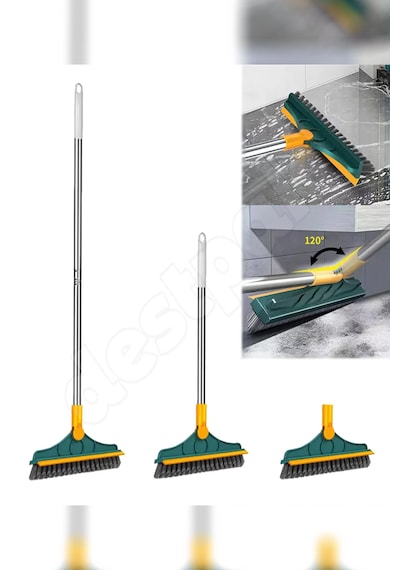 V Mop Çekpaslı Sert Uçlu Derz Fırçası Yeşil