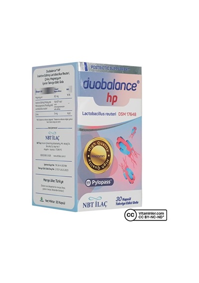 Nbt Duobalance Hp Probiyotik 30 Kapsül