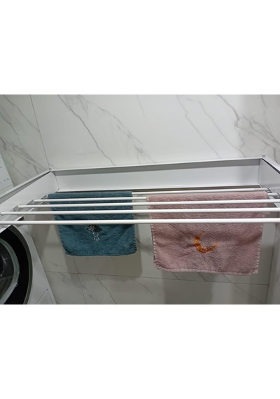 Alimünyum Petek,cam Balkon Kurutmalık 75cm Beyaz