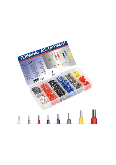 Electroon 800parça İzoleli Sıkmalı Kablo Pabucu