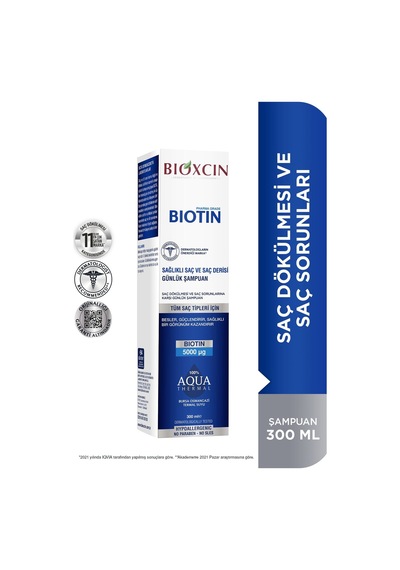 Biotin Şampuan 300 Ml Hassas Saç Derisi Günlük Şampuan