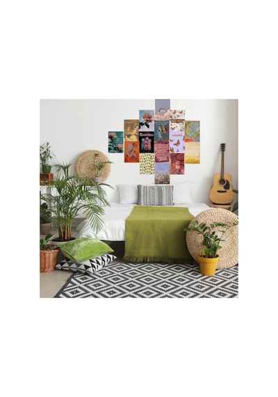 15'li A5 Orora Aesthetic Poster Seti Klasik Ve Pop Art İllüstrasyon Dekoratif Duvar Tablosu Afiş Seti