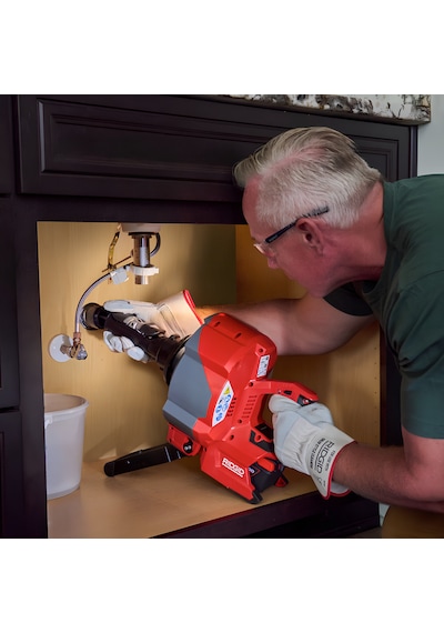 Ridgid 78068 K-46 Sinksnake Kömürsüz Motor Akülü Kanal Açma Makinesi