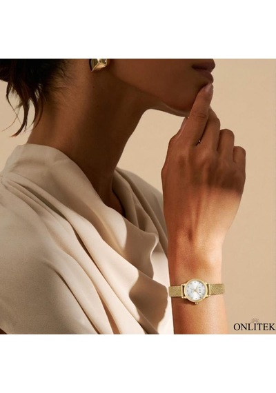 Elle El.1.10007-2 22,5 Mm Kadın Kol Saati Gold