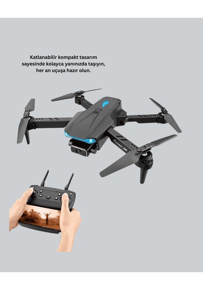 Dm700 Drone Katlanabilir 4k Kamera Wi-fi 1800mah 100m