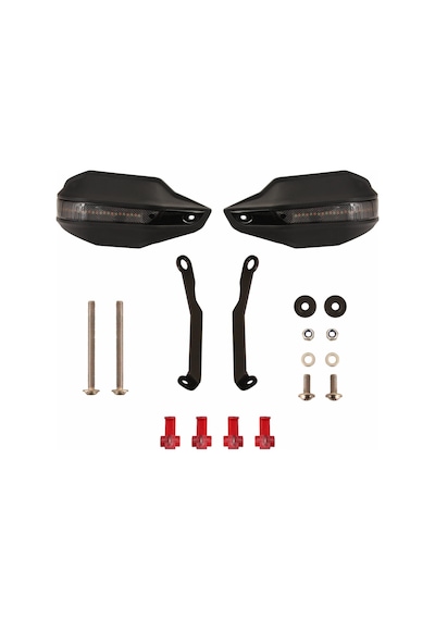 GP Kompozit KTM Duke 250 2024 Uyumlu Led Sinyalli Elcik Koruma Siyah