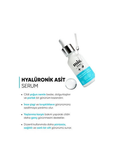 Mia Klinika Hyalüronik Asit Ve Kolajen Serum 2 x 30 ML