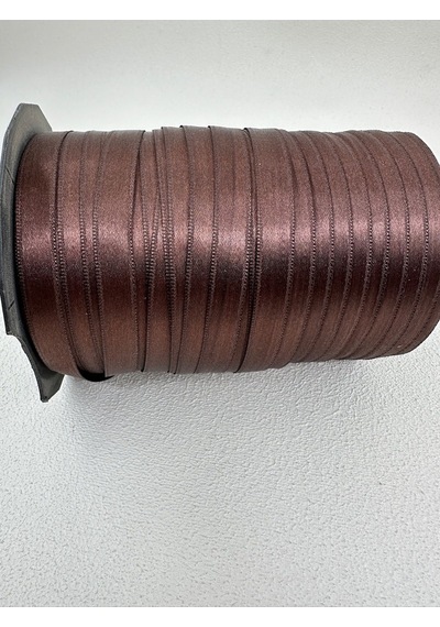 Paşateks 1 Cm Saten Kurdela-10 Metre-kahverengi