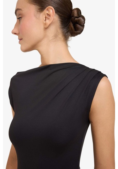 Defacto Tek Omuzlu Çıtçıtlı Body G1843ax25aubk81 Siyah