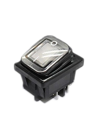 Kcd4 Su Geçirmez 30A Beyaz Led Işıklı On-Off Anahtar 4 Pin