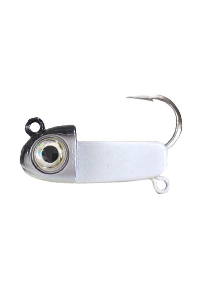 Seabor Lily Shad White Glow 2 Adet Yedek Jig Head Ağırlık Gr : 60gr