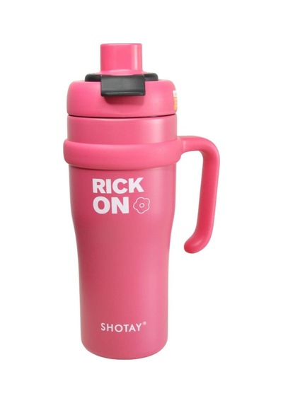 Shotay St-8919 Çift Kullanım Pipetli/rahat İçim Fuşya 1000ml Çelik Termos Diğer