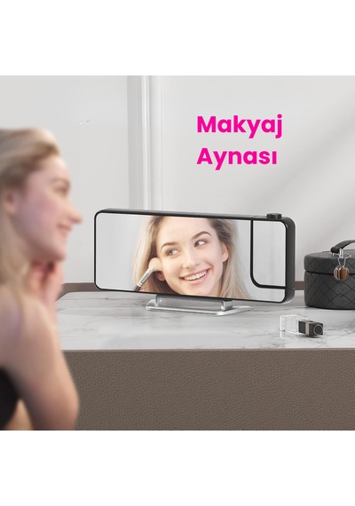 Fm Radyolu Led Projeksiyonlu Alarm Saat Usb Ayna Tasarım