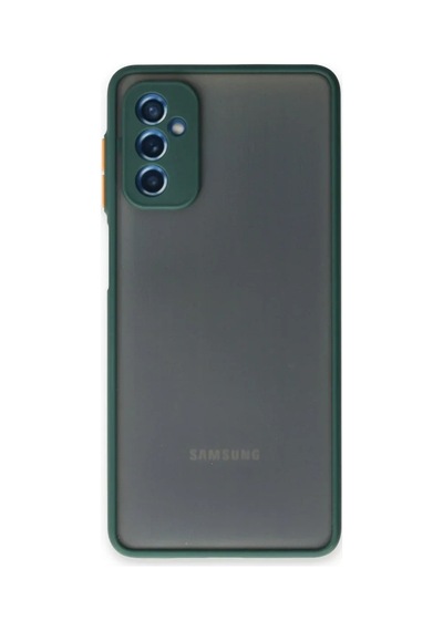 Lb Samsung Uyumlu Galaxy M52 5g Kılıf Silikon Kapak - Yeşil