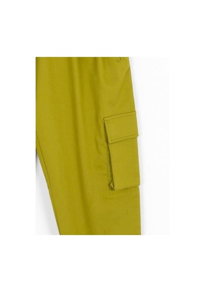 Nk Kids Kız Çocuk Yüksek Bel Pantolon-13996-yeşil Yeşil
