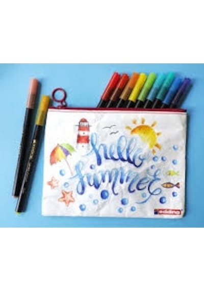 Masis Fineliner Brushpen.Fırça Uç Pvc 12 Renk S5204-12C