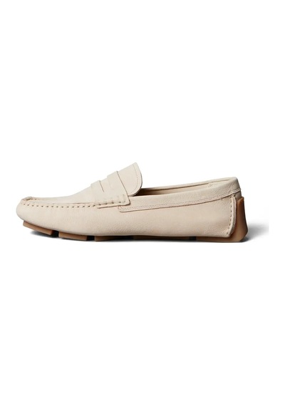 Calvin Klein Drıver Penny Erkek Bej Loafer Nubuk Ayakkabı
