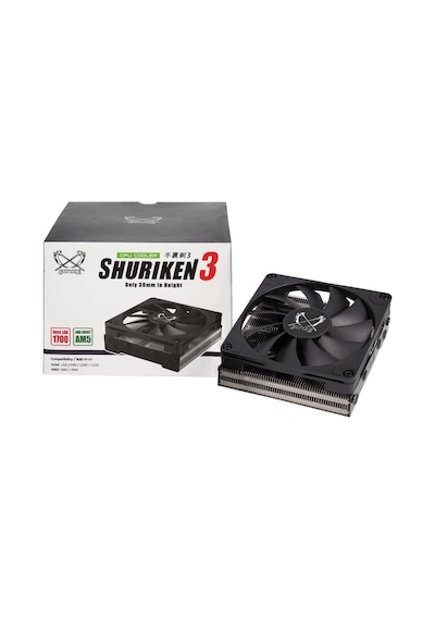 Shuriken 3, 92mm Düşük Profilli Cpu Soğutucu, Amd Am5/lga1700 Desteklenen