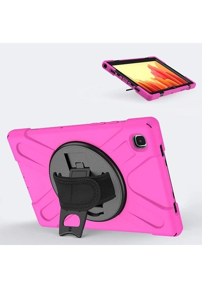 Galaxy Uyumlu Tab A7 10.4 Sm-t500-t505-t507 Kılıf Shockproof 3 Katmanlı Standlı Zırh Kılıf Kalem Yerli- 5775 Tablet Kılıfı