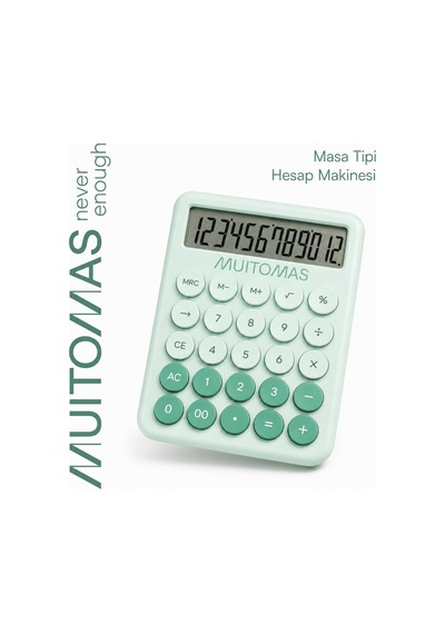 Muıtomas Hesap Makinesi Yeşil