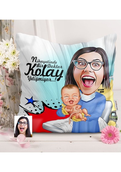 Kişiye Özel Bayan Kadın Hastalıkları ve Doğum Uzmanı Karikatürlü