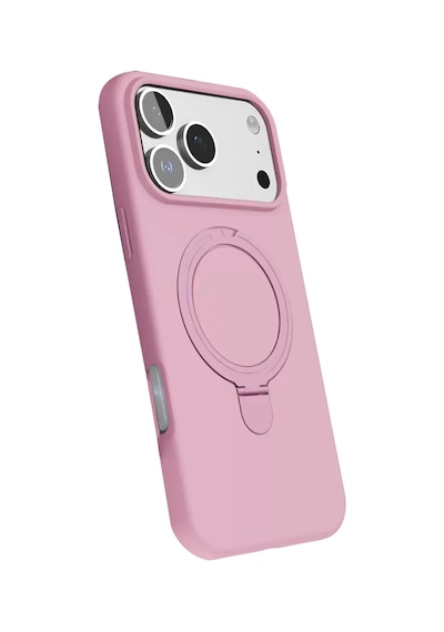 Newface Apple İphone 17 Pro Max Regal Magsafe Standlı Kapak - Açık Pembe