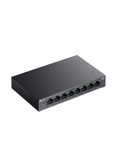 Ls108gp 8 Port Gıgabıt + Rj45 62w 250 Metre Poe Mesafe Metal Kasa
