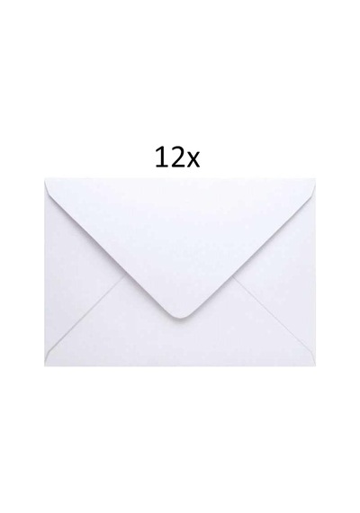 İstisna 12 Adet Davetiye Zarfı 14 x 20 Cm 110 Gr. 1. Hamur