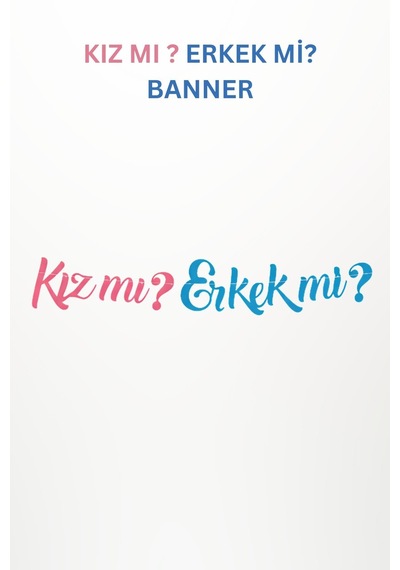 Cinsiyet Partisi Süsleri Seti Kız Mı Erkek Mi Baby Shower Gender Reveal Parti Dekorasyon Seti Pembe Mavi
