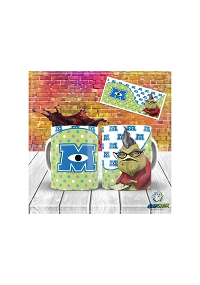 Monsters Kupa Bardak Tek Adet K0331 Çok Renkli