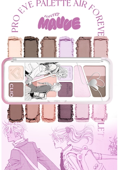 Clio Pro Eye Palette Air 14 Forever Mauve