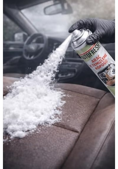 Autofresh Araç İç Temizleme Köpüğü 500 Ml Oto Koltuk, Tavan, Torpido, Kumaş Ve Deri İçin Profesyonel Temiz