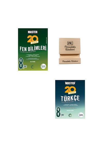 Okyanus Lgs 8. Sınıf Master 20 Fen Bilimleri Ve Türkçe Denemesi + Telefon Standı