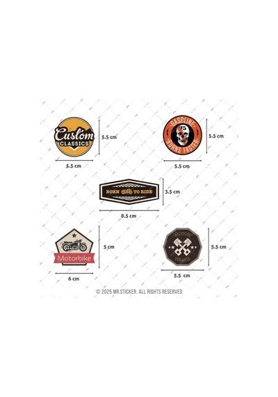 Bdls37 Küçük Boy 10lu Sticker Seti