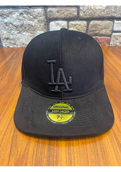 Hamze La Los Angeles Hiphop Snapback Rapper Baseball Drip Şapka Cap Siyah - Siyah