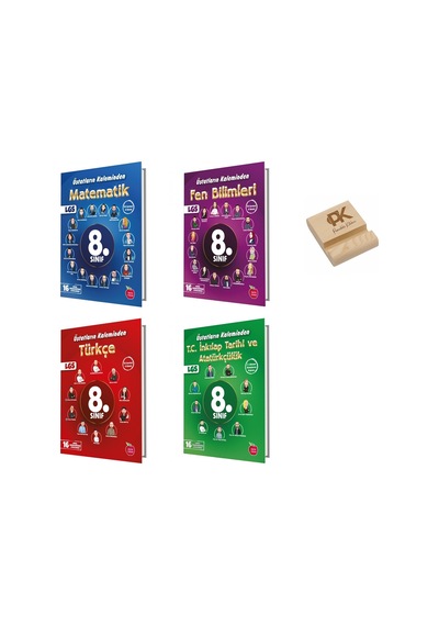 Newton Lgs 8. Sınıf Üstatların Kaleminden Matematik Fen Türkçe Ve İnkılap Branş Denemeleri 4lü Set