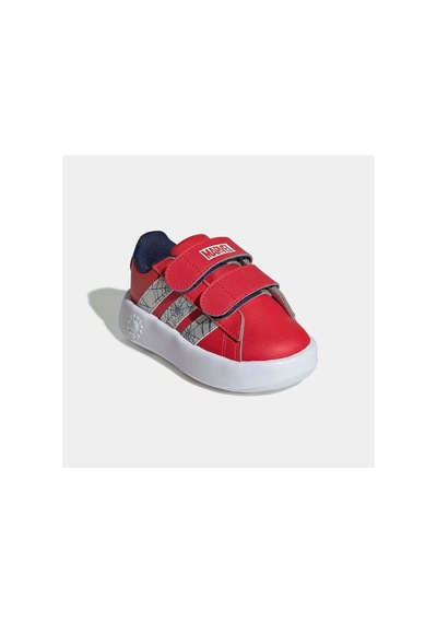 Adidas Grand Court Spider-man Cf I Bebek Sneaker Kı9193 Pure Ruby / Gümüş Met. / Koyu