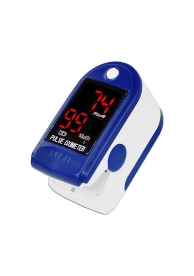 Parmak Tipi Pulse Oksimetre Nabız Ölçer Parmaktan Oksijen Nabız