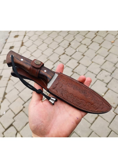 B. C Bushcraft Kamp Bıçağı N04 Kahverengi