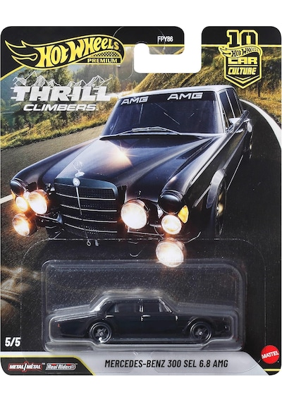 Hot Wheels Premium - Mercedes - Benz 300 Sel 6.8 Amg 1/64 Jkf20 Siyah