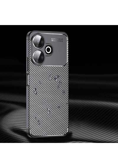 Xiaomi Redmi 13 4g Kılıf Zore Negro Silikon Kapak-siyah Siyah